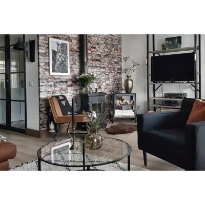 Fototapet premium, model 3d, Perete roșu de cărămidă, Brickwork, dimensiuni pe comanda Rebel Walls