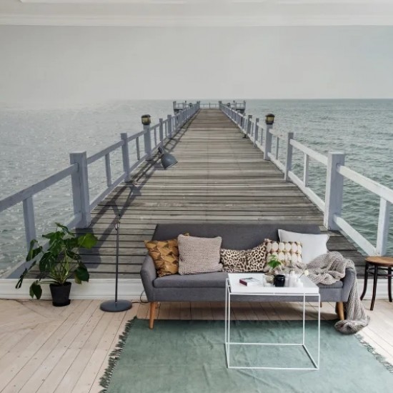 Fototapet premium, model 3d, briza mării Hampton Pier, dimensiuni pe comanda