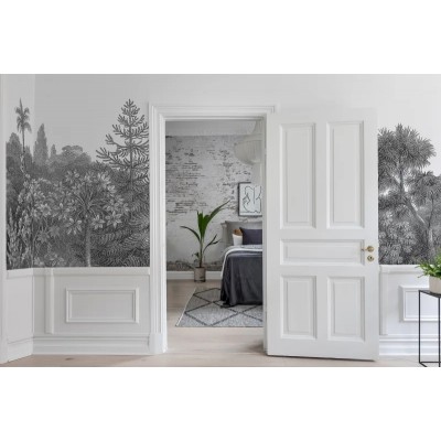 Fototapet premium, model 3d, Jungle Land plăcuțe de cupru, dimensiuni pe comanda Rebel Walls