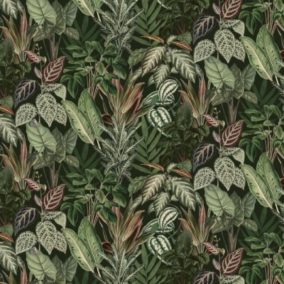 Fototapet premium, model 3d, o noapte în junglă Mischievous Monkeys, Lush, dimensiuni pe comanda Rebel Walls