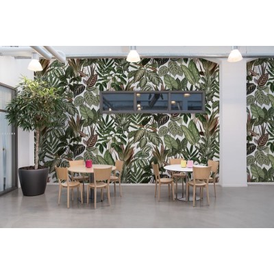 Fototapet premium, model 3d, maimuțele năstrușnice Mischievous Monkeys, Pastel, dimensiuni pe comanda Rebel Walls