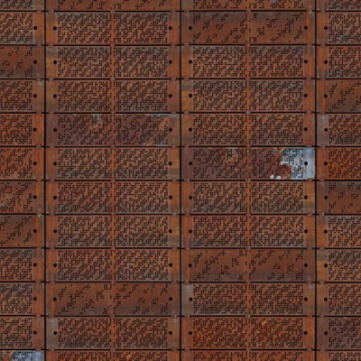 Fototapet premium, model 3d, fațada unei clădiri Punch Cards, dimensiuni pe comanda Rebel Walls