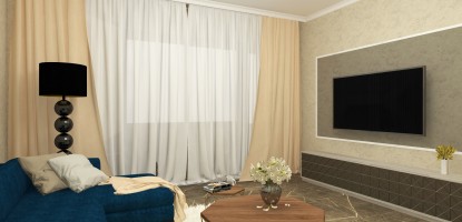 Proiect  design interior Ramnicu Valcea - Stil contemporan cu accente luxury