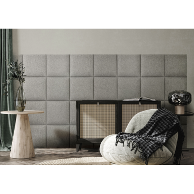 Panou tapitat BASIC 01-Patrat gri SV88 30x30 Panou tapitat BASIC 01-Patrat gri SV88 30x30 Stegu