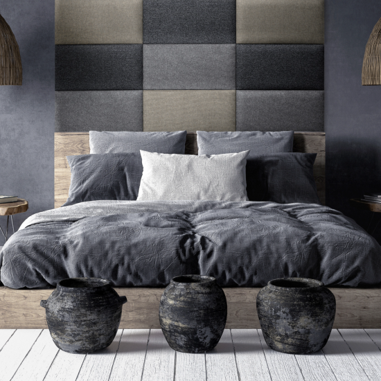 Panou tapitat BASIC 01-Dreptunghi negru MV99 60x30 Panou tapitat BASIC 01-Dreptunghi negru MV99 60x30