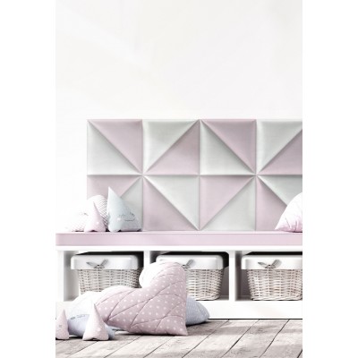 Panou tapitat BASIC 02-Triunghi gri R91 30x30, set Panou tapitat BASIC 02-Triunghi gri R91 30x30, set 2 bucati Stegu