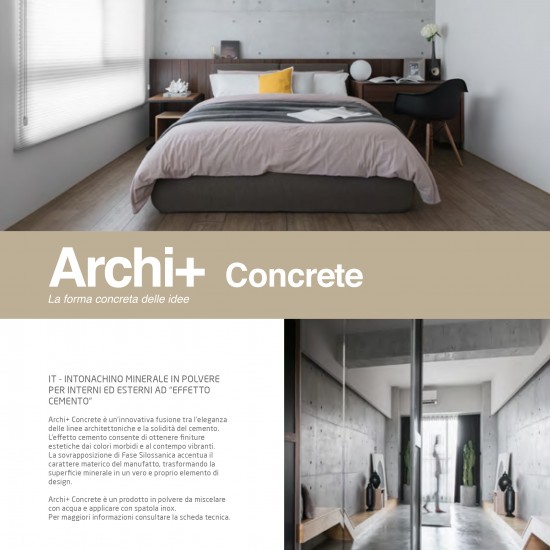 Vopsea decorativa cu efect de beton aparent - Archi+ Concrete