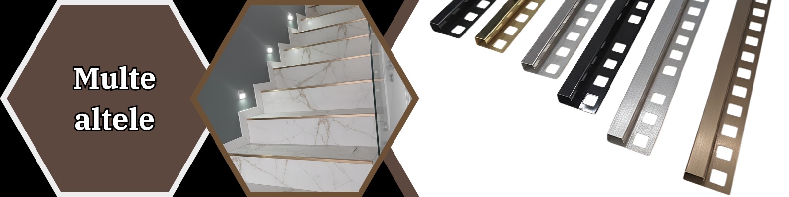 Profile din inox incastrate, diveres finisaje si aplicate