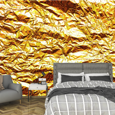 Fototapet fara imbinari Golden Lamina Premier Decor