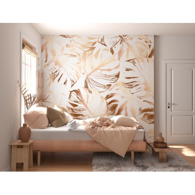 Fototapet fara imbinari Gold Palm Premier Decor