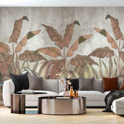 Fototapet fara imbinari Giant Leaves Premier Decor