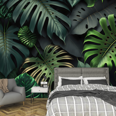 Fototapet fara imbinari Tropic Leaves Premier Decor