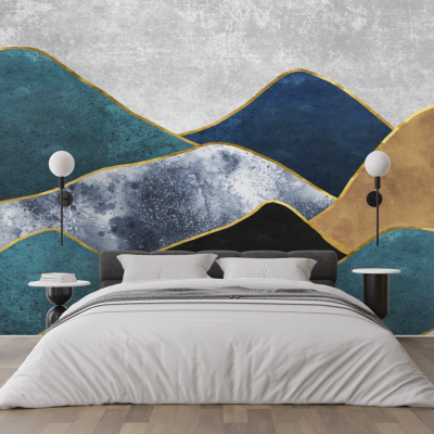 Tapet fara imbinari Dealuri Abstracte Premier Decor
