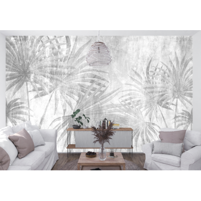 Fototapet fara imbinari Pastel Leaf Premier Decor