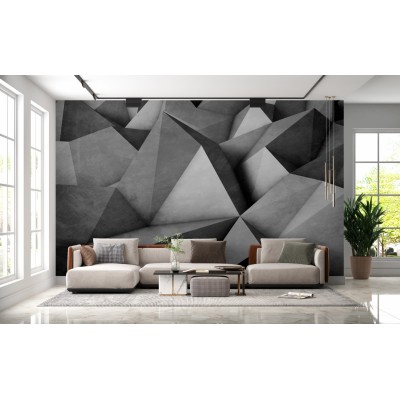 Fototapet fara imbinari Abstract Triangles Premier Decor