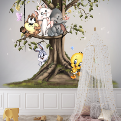 Tapet fara imbinari Cute Friends Premier Decor