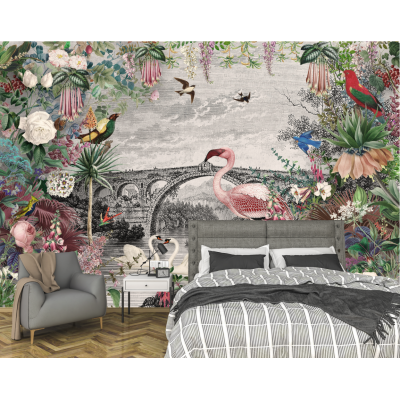 Fototapet fara imbinari Vintage Tropic Premier Decor