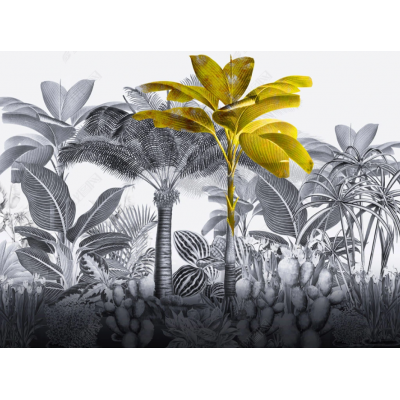 Fototapet fara imbinari Dream Golden Tropical Tree Premier Decor