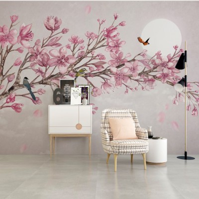 Tapet fara imbinari Aquarelle Magnolia Premier Decor