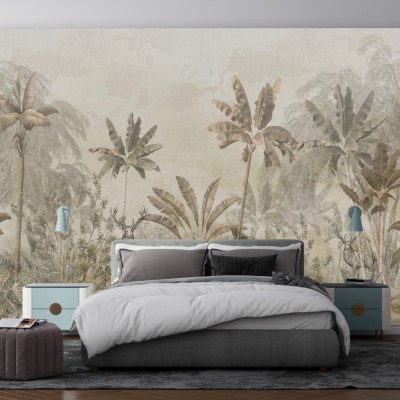 Fototapet fara imbinari Vintage Palms Premier Decor
