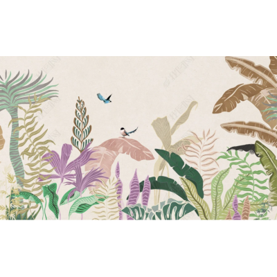 Fototapet fara imbinari Dream Tropical Flora Premier Decor