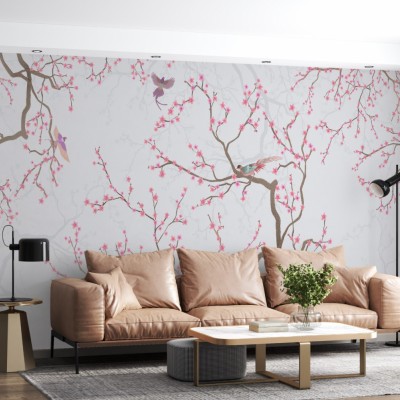 Fototapet fara imbinari Sakura Premier Decor