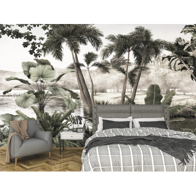 Tapet fara imbinari Jungle Lake Premier Decor