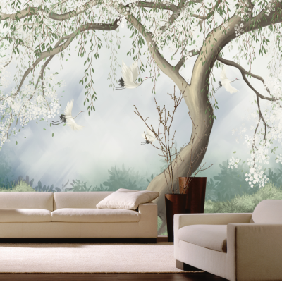 Fototapet fara imbinari Tree From The Mystery Garden Premier Decor