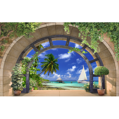 Fototapet fara imbinari Sea View Premier Decor