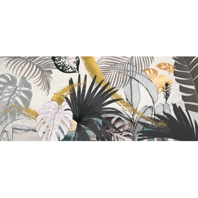 Fototapet fara imbinari Tropical Leaves Tree And Summer Background Premier Decor