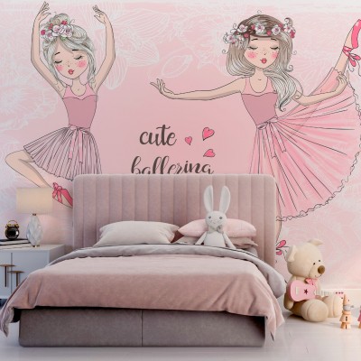 Fototapet fara imbinari Cute Ballerina Premier Decor