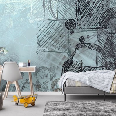 Fototapet fara imbinari Desene Abstracte Premier Decor