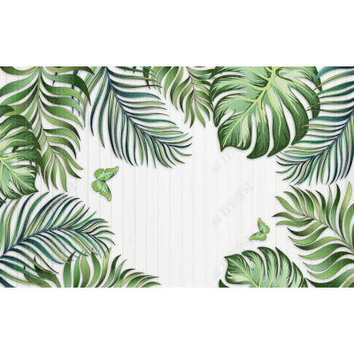 Fototapet fara imbinari Dream Splendorous Tropical Leaves Premier Decor