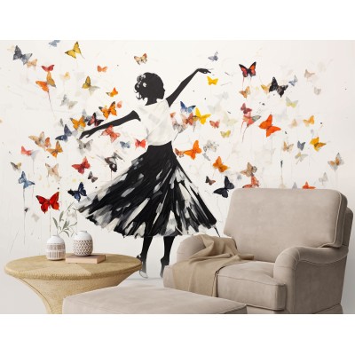 Fototapet fara imbinari Dancing Ballerina Premier Decor