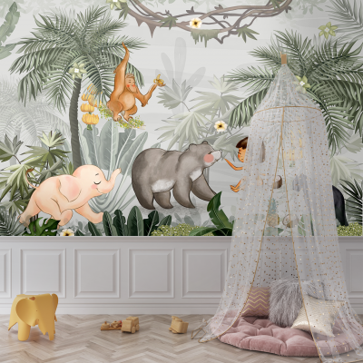 Fototapet fara imbinari Happy Jungle Premier Decor
