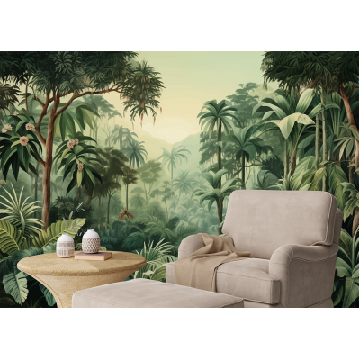 Fototapet fara Imbinari Jungla Verde Premier Decor