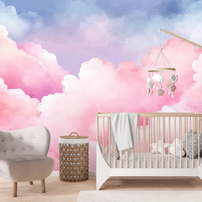 Fototapet Fara Imbinari pentru copii Cer Roz Premier Decor