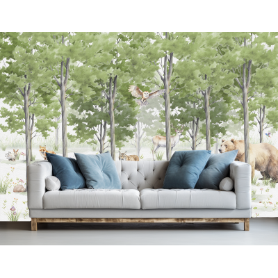 Fototapet fara imbinari pentru copii - Padure Fermecata Premier Decor