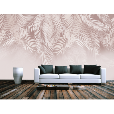 Fototapet fara imbinari textura canvas Frunze Abst Fototapet fara imbinari textura canvas Frunze Abstract Premier Decor