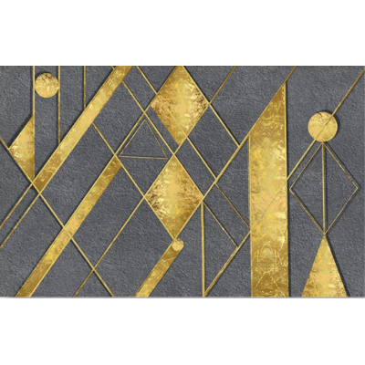 Fototapet fara imbinari Golden Abstract Lines Fototapet fara imbinari Golden Abstract Lines Premier Decor