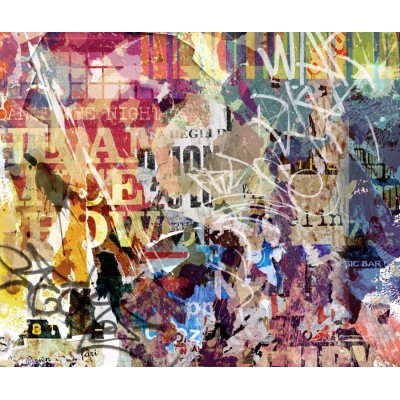 Fototapet fara imbinari Grafitty Art Wall Premier Decor