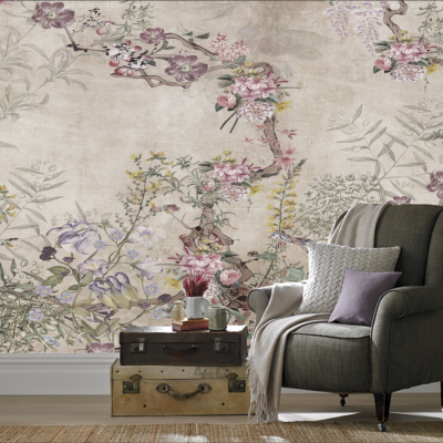 Fototapet fara imbinari, textura linenLinen Paint Premier Decor