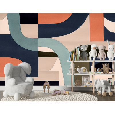 Fototapet Modern Geometric pentru Dormitor Living Fototapet Modern Geometric pentru Dormitor Living Premier Decor