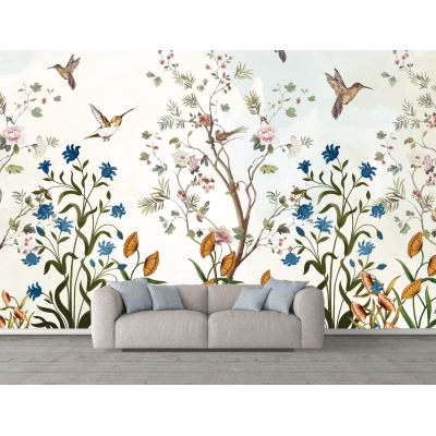 Fototapet Pictură Florală 3D  - Simfonia Naturii Premier Decor