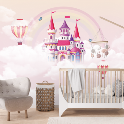 Fototapet fara imbinari Pink Sky Premier Decor