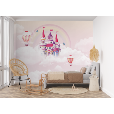 Fototapet fara imbinari Pink Sky Premier Decor