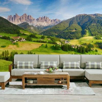 Fototapet fara imbinari Swiss Alps Premier Decor