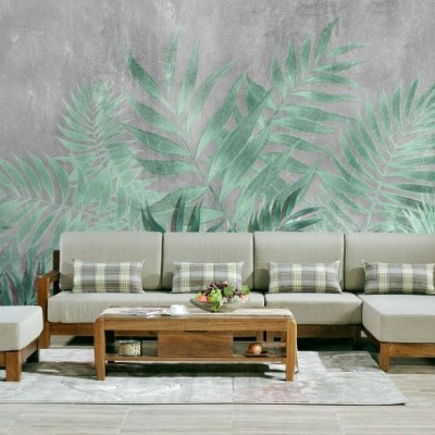 Fototapet fara imbinari Vintage Jungle Flowers Premier Decor