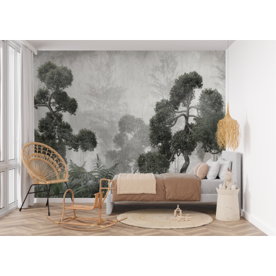 Fototapet fara imbinari Rainforest Foggy Premier Decor