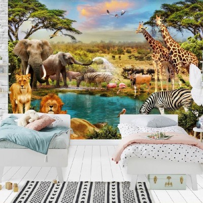 Fototapet fara imbinari Wild Jungle Premier Decor